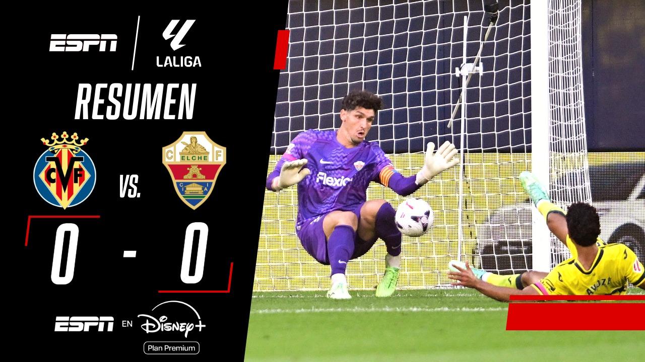 Villarreal no pudo con Dituro y fue 0-0 con Elche