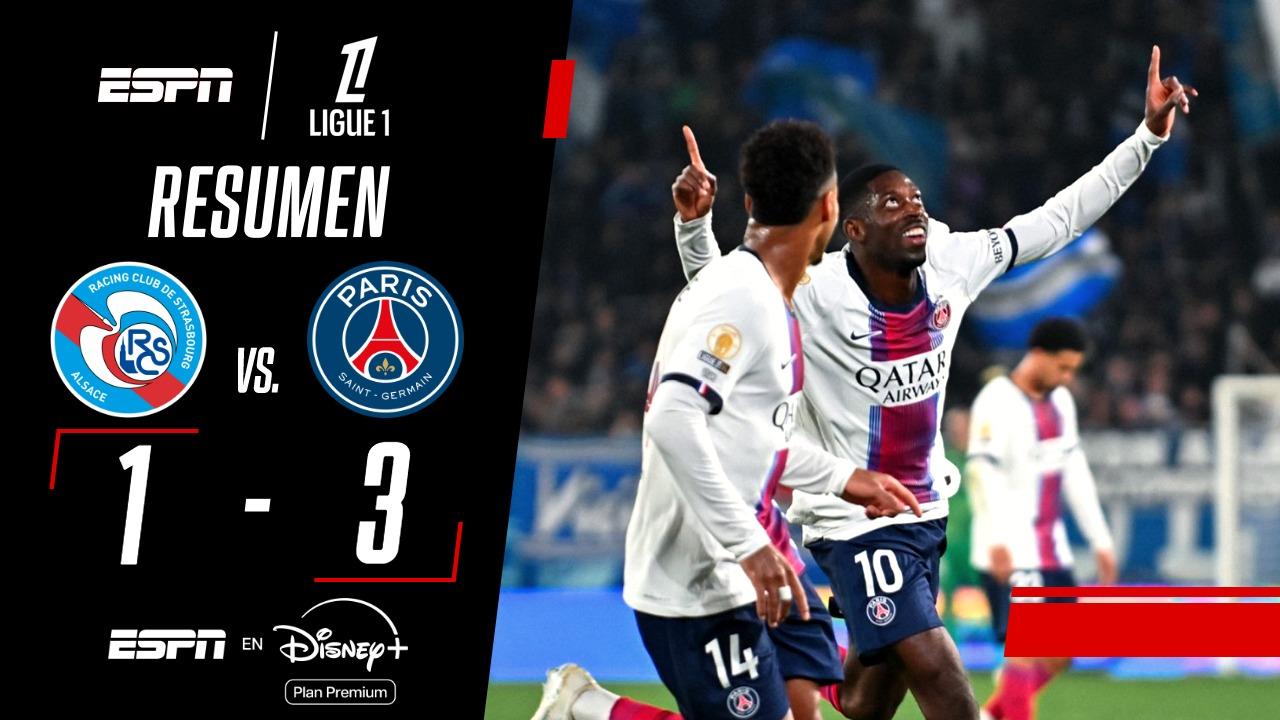 Remontada y triunfo de PSG ante Estrasburgo en la Ligue 1