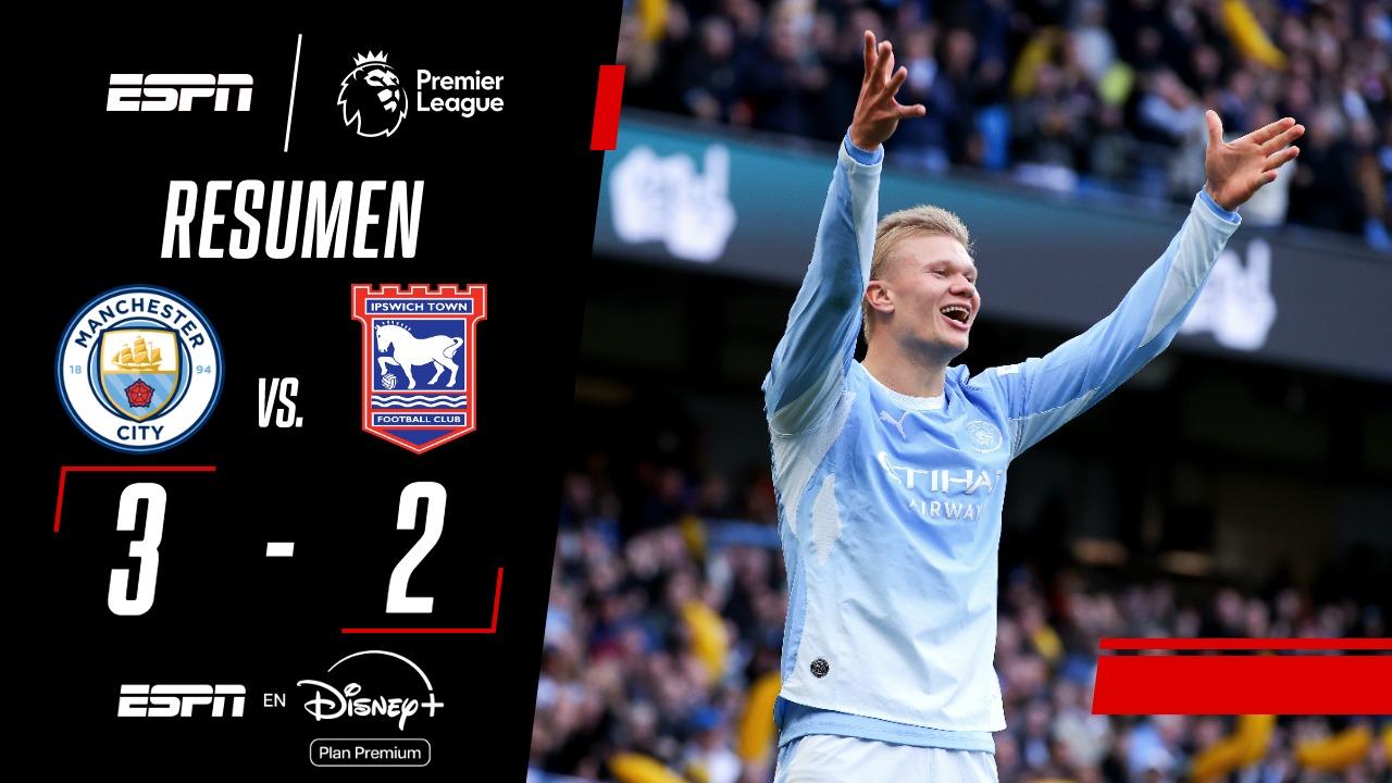 Manchester City ganó y sigue con puntaje ideal en la Premier League