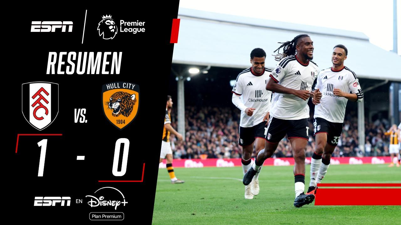 Un triunfo que sirve mucho: Fulham venció a Hull City y salió de la zona de descenso