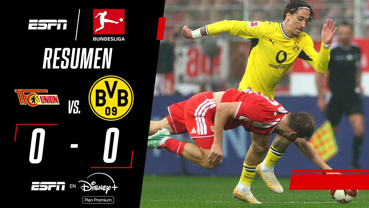 Borussia Dortmund igualó ante Union Berlin y lidera la Bundesliga
