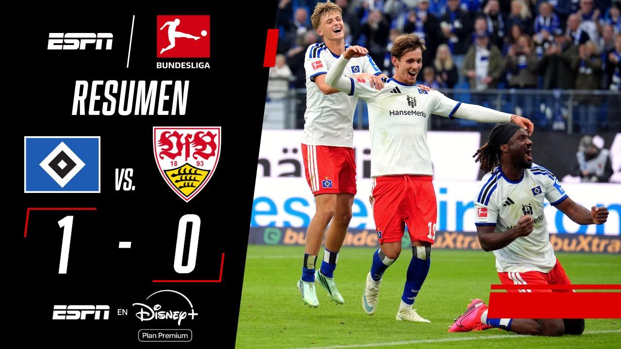 Hamburgo venció 1-0 a Stuttgart y escala en la Bundesliga