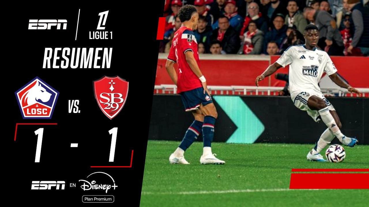 Lille y Brest repartieron puntos en la Ligue 1