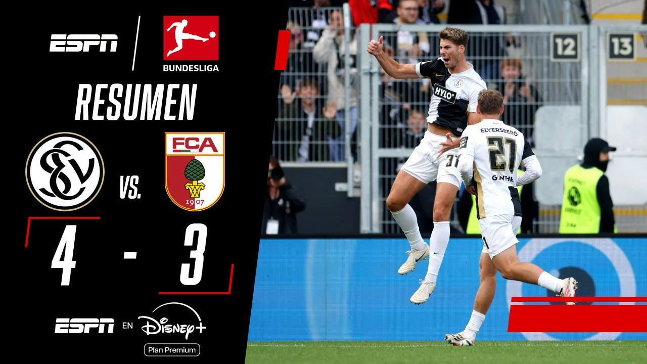 Elversberg derrotó al Augsburgo y volvió al triunfo en la Bundesliga