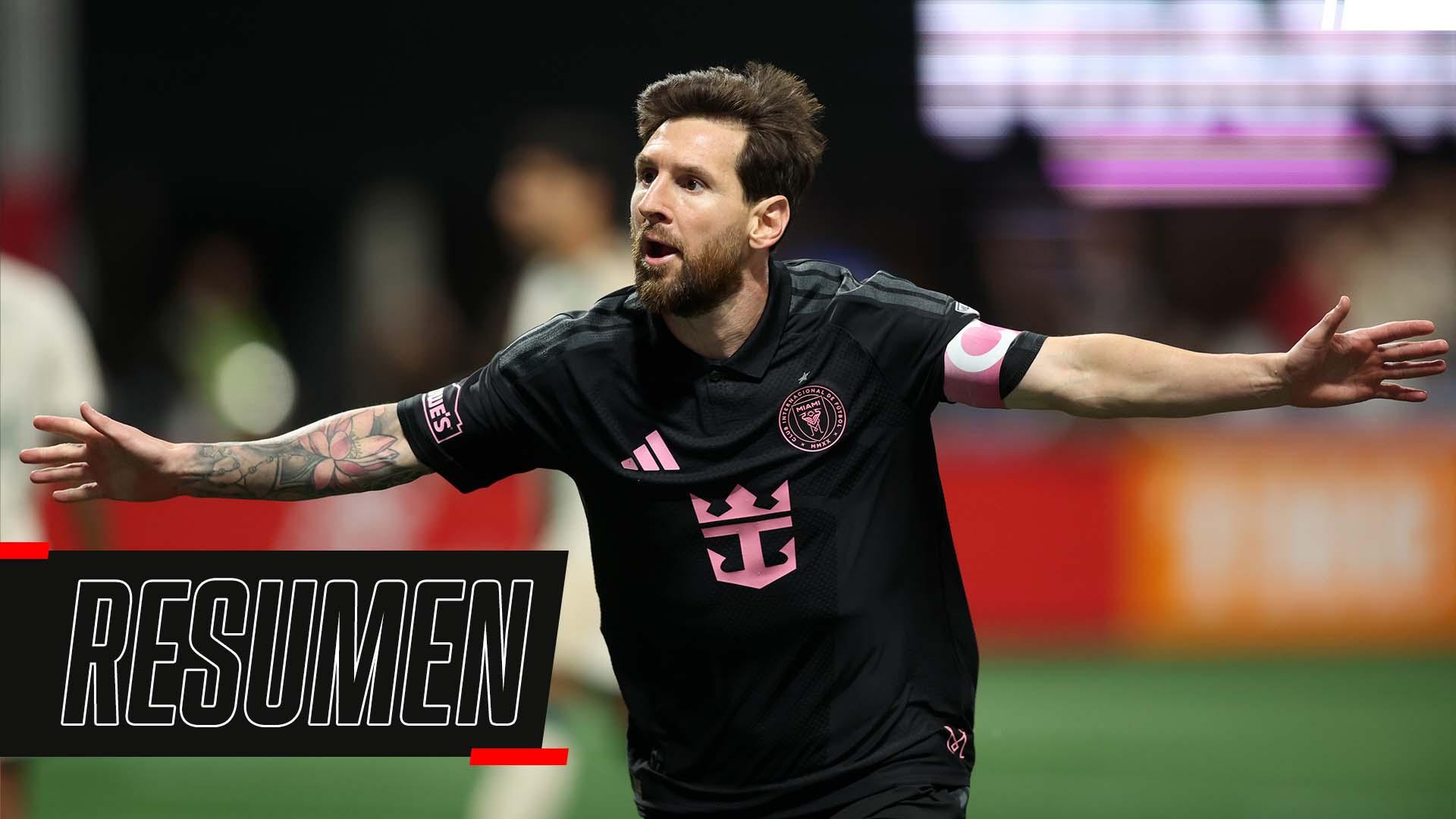 ¡Messi volvió a brillar e Inter Miami superó al Atlanta United del Tata Martino!