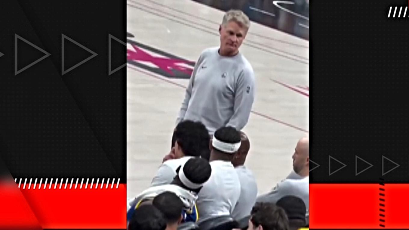 Steve Kerr mystified upon seeing his doppelgänger in crowd