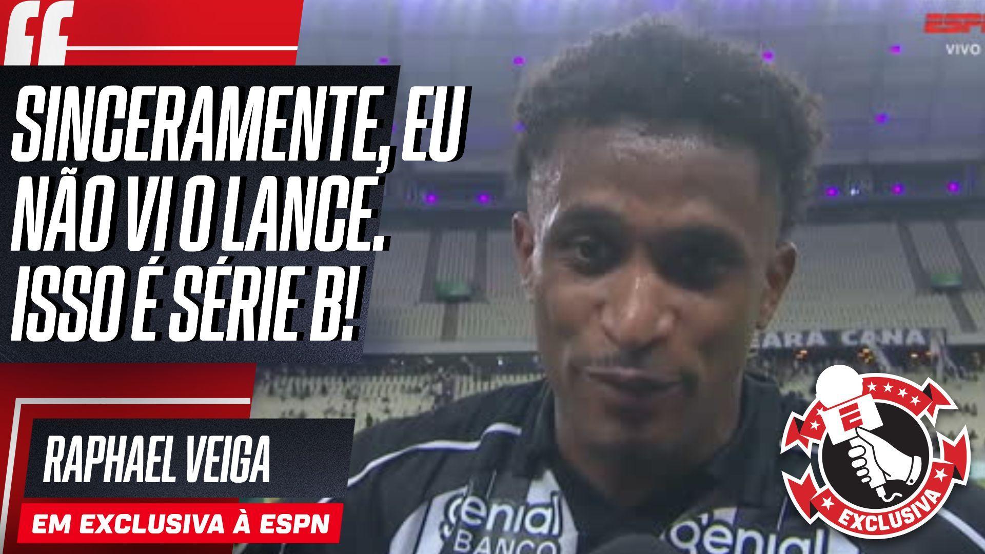 Autor do gol, Saulo comenta pênalti polêmico para o Ceará: 'Isso é Série B'