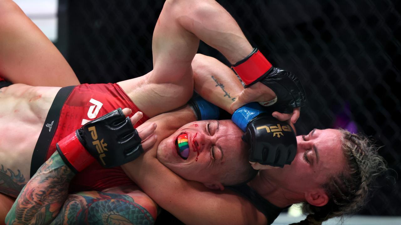 Jena Bishop shocks Liz Carmouche to take PFL Flyweight title