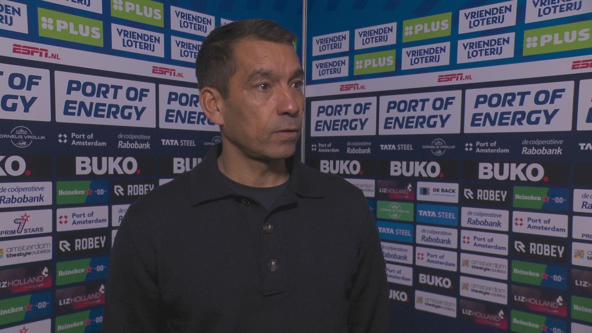 Van Bronckhorst: "Dit was by far de minste wedstrijd van het seizoen"