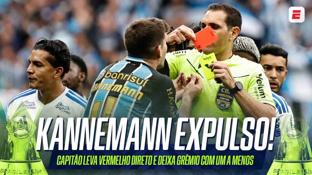 Kannemann expulso: zagueiro recebe amarelo após falta em Kaio Jorge, faz sinal de roubo e leva vermelho direto