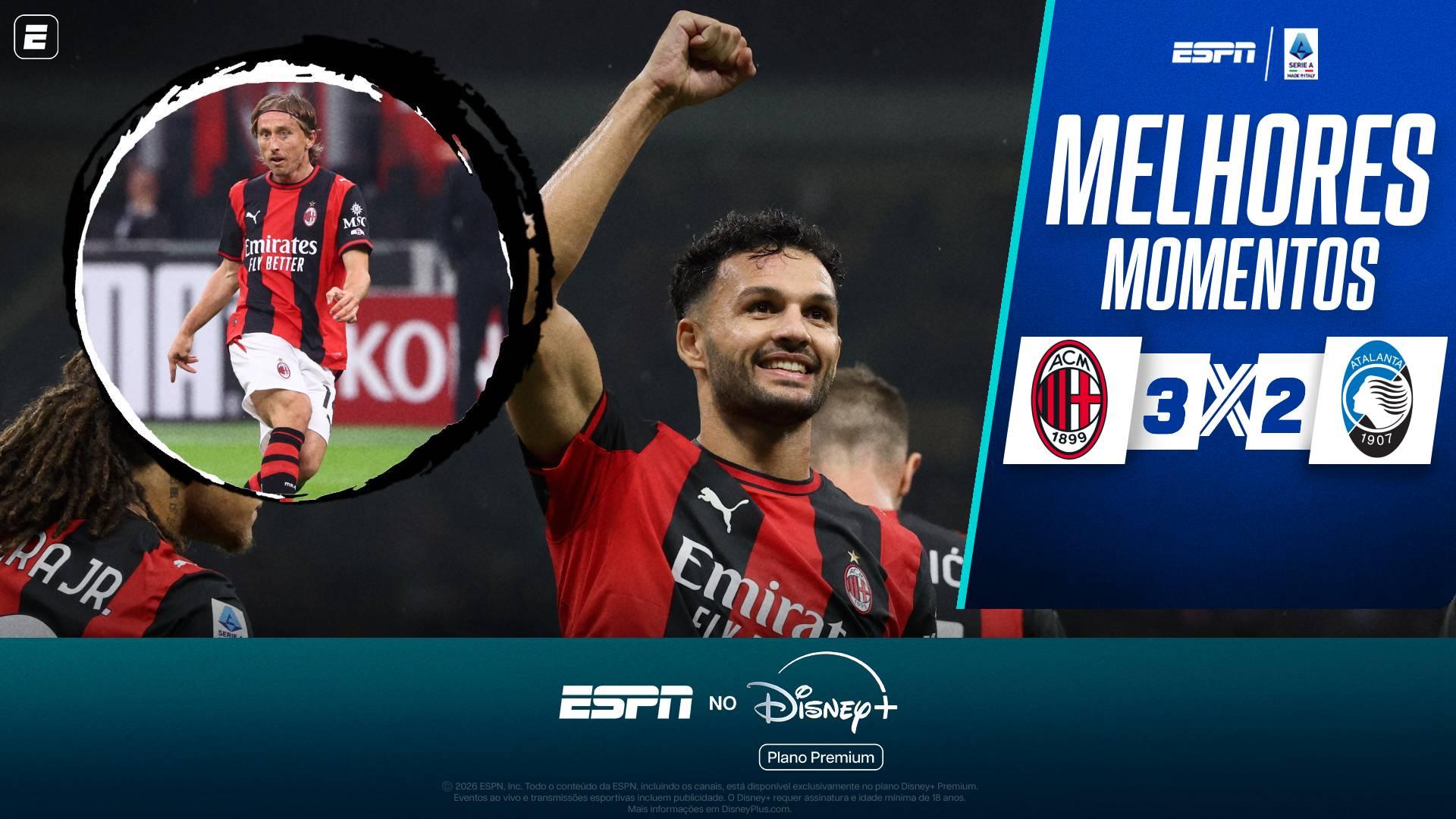 Milan segura pressão da Atalanta no fim e volta a vencer no Italiano; veja como foi