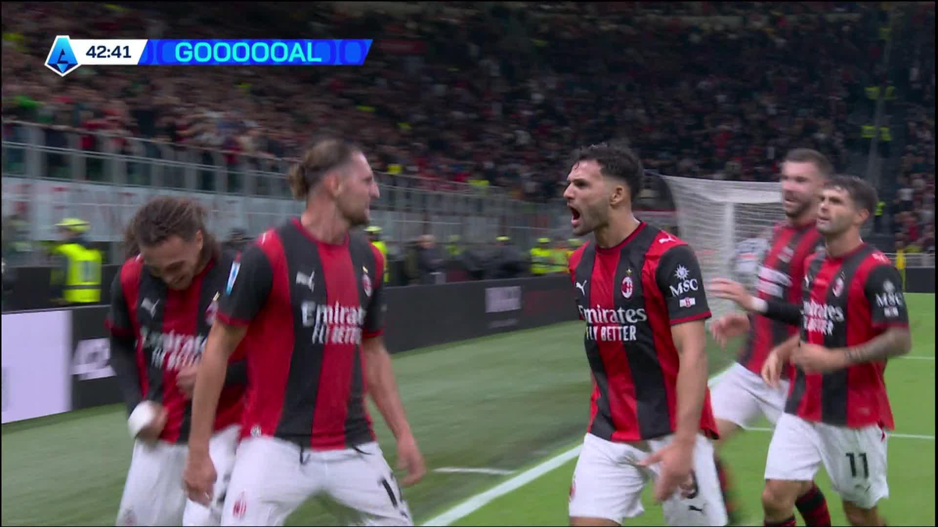 Gol do Milan! Após jogada iniciada por Modric, Rabiot bate bonito e amplia contra a Atalanta no San Siro