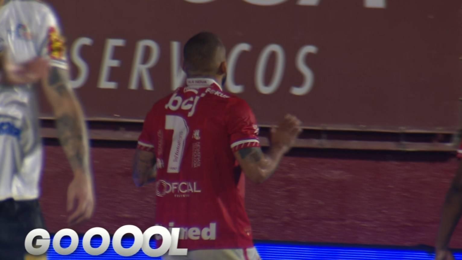 Gol do Vila Nova! André Luis aparece bem na área, vira contra o Novorizontino e pede 'calma' na Série B