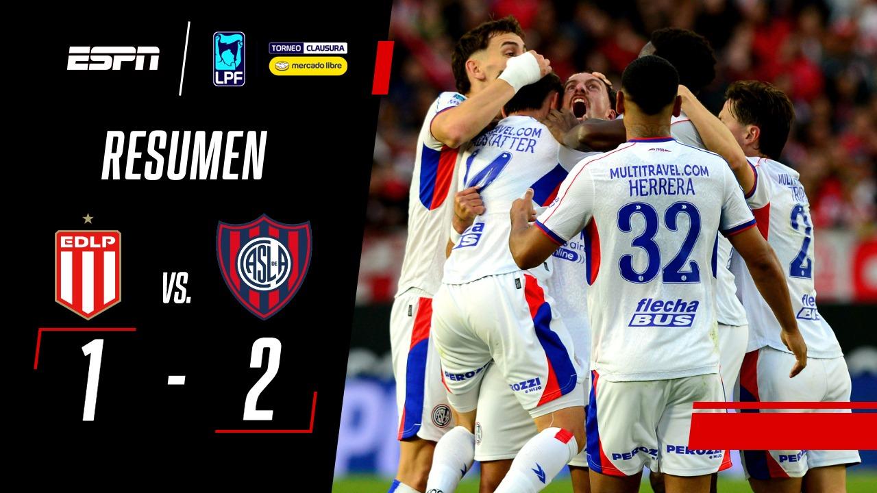 Con un golazo en la última, San Lorenzo venció a Estudiantes en La Plata