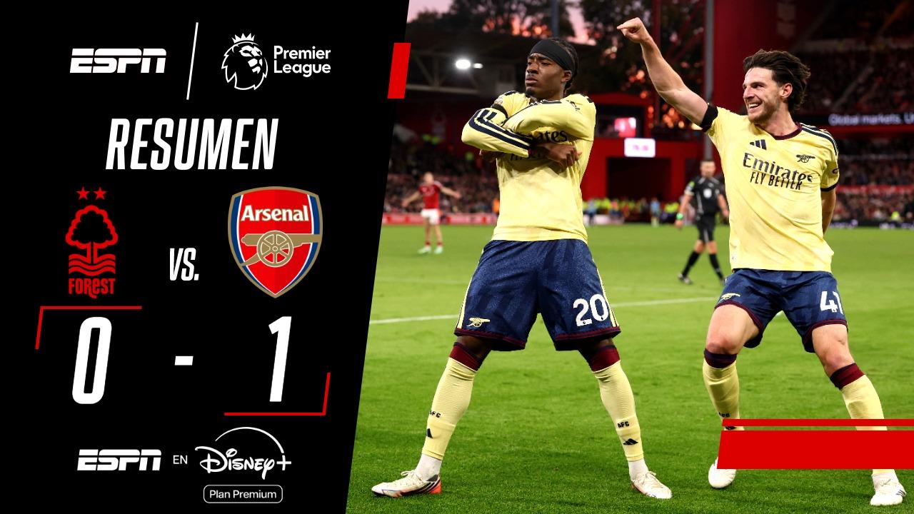Arsenal consiguió un trabajado triunfo ante el Nottingham en la Premier League
