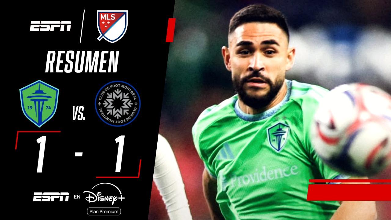 ¡El Montréal de Alexis Sánchez no pasó del empate a 1 contra Seattle!