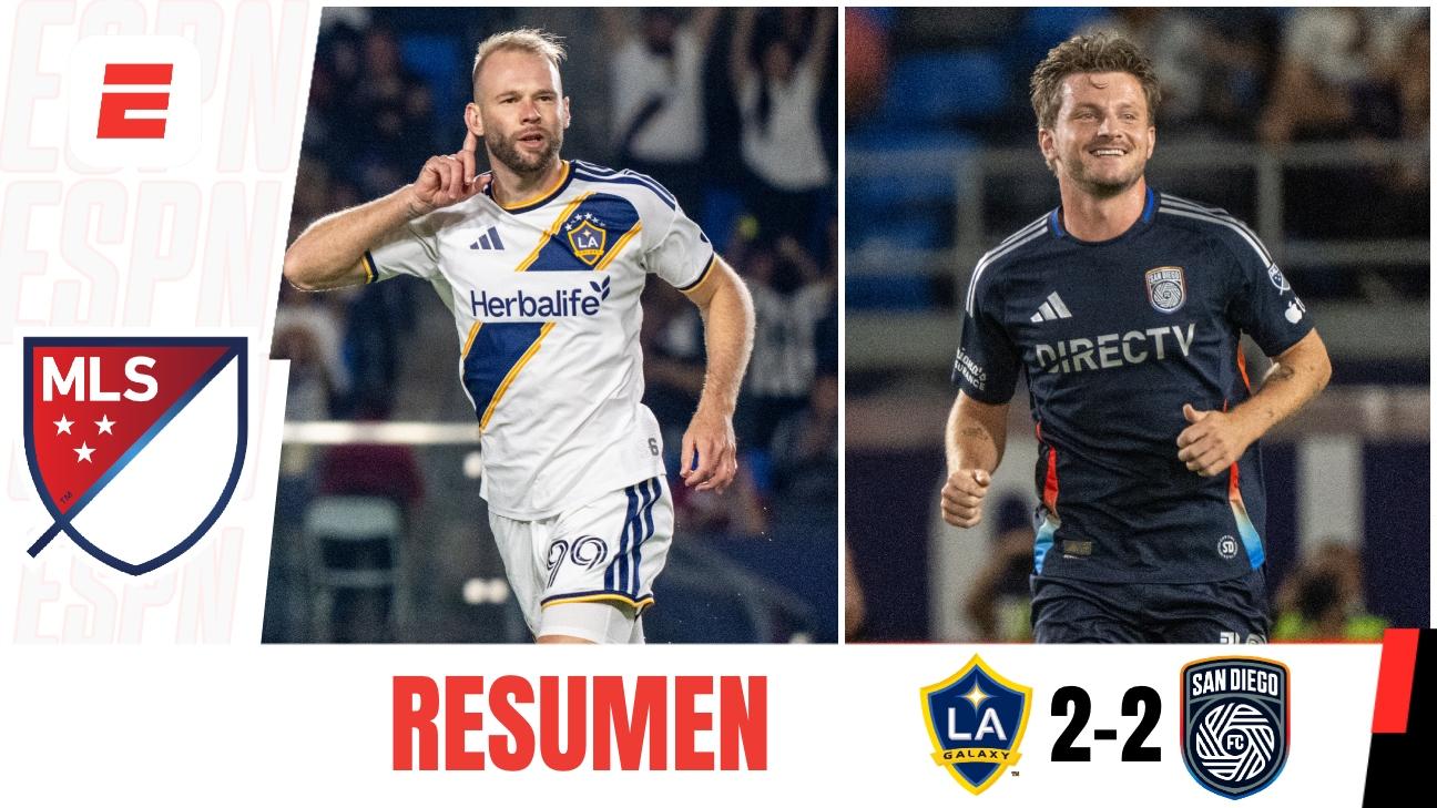 LA Galaxy y San Diego FC reparten puntos en la pelea por los playoffs