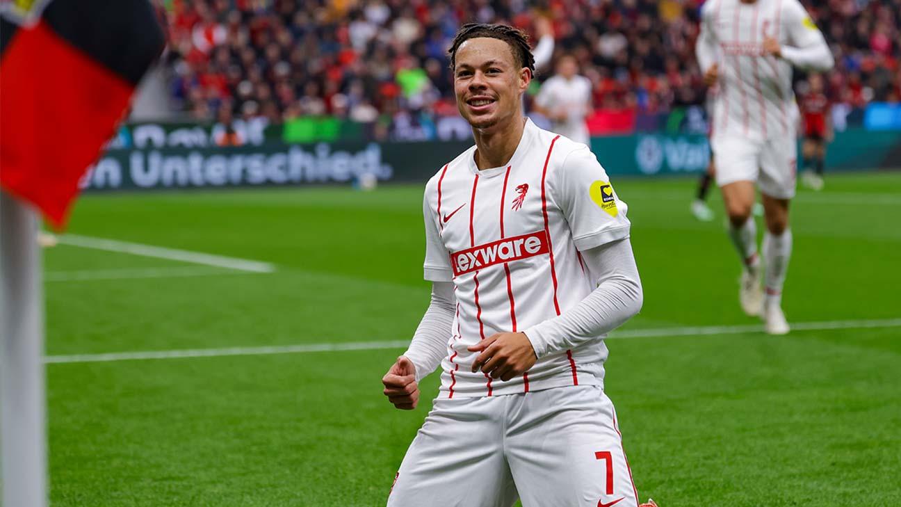 ¡Scherhant estaba donde tenía que estar y abrió el marcador ante el Leverkusen!