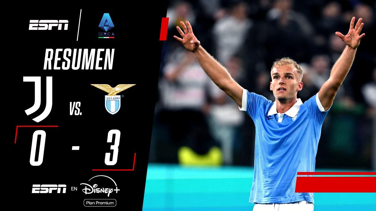 ¡Lazio venció a la Juve en Turín y se subió a la cima de la Serie A!