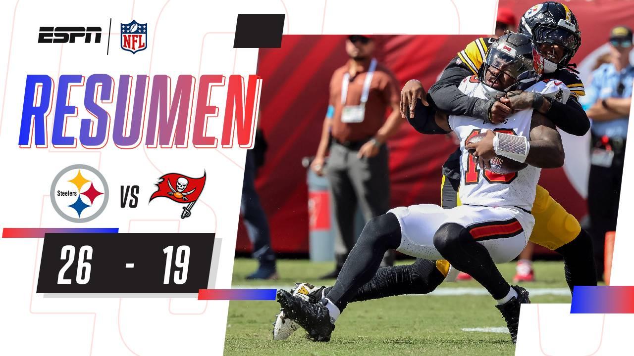 Steelers vinieron de atrás ante Buccaneers para sellar su cuarto triunfo del año | NFL | Resumen