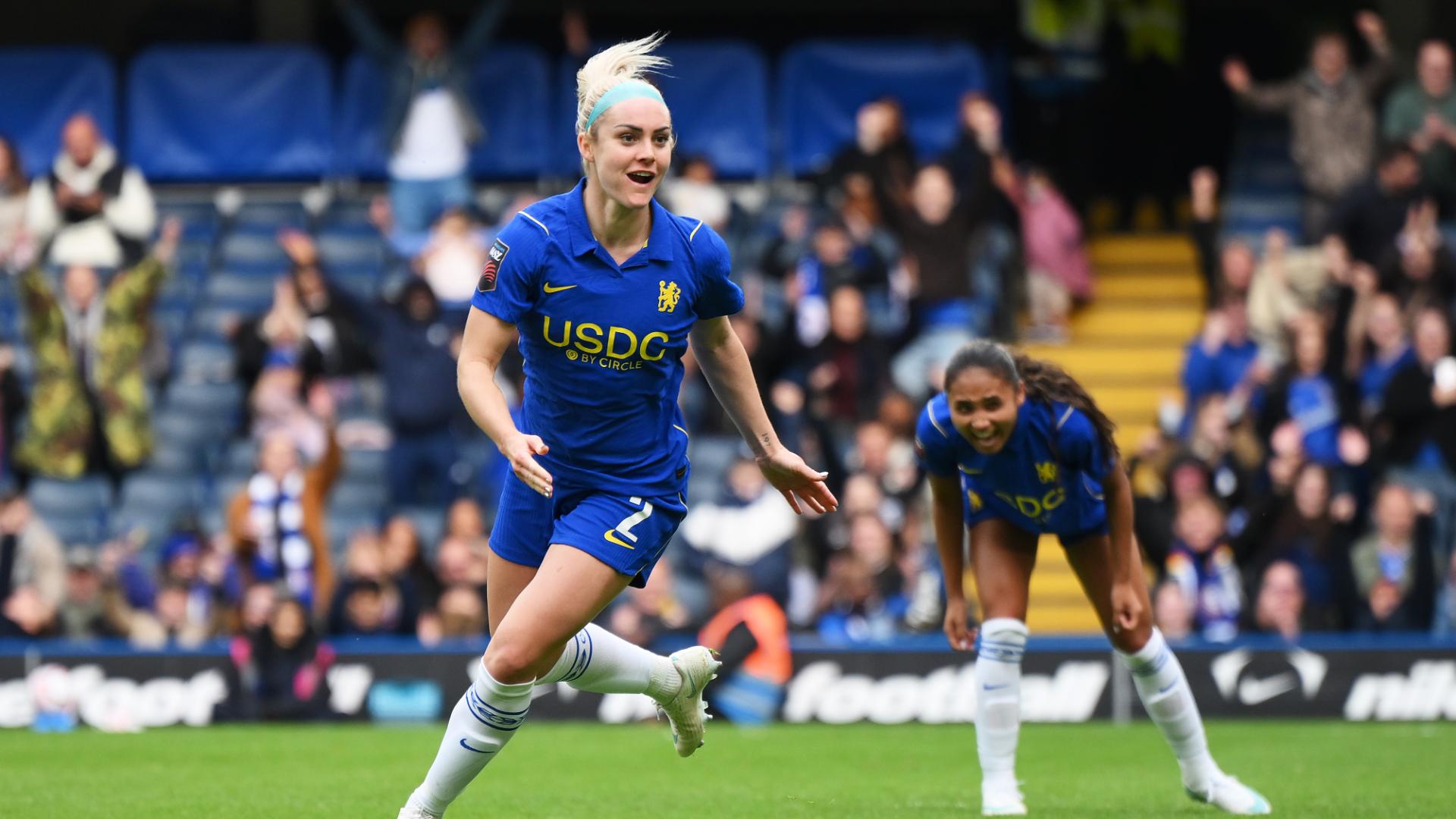 Ellie Carpenter nets a double for Chelsea