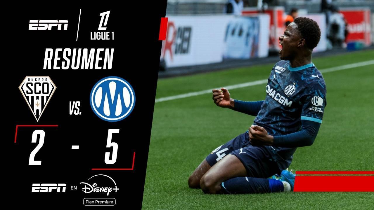 ¡Olympique de Marsella se lo dio vuelta a Angers en un partidazo!