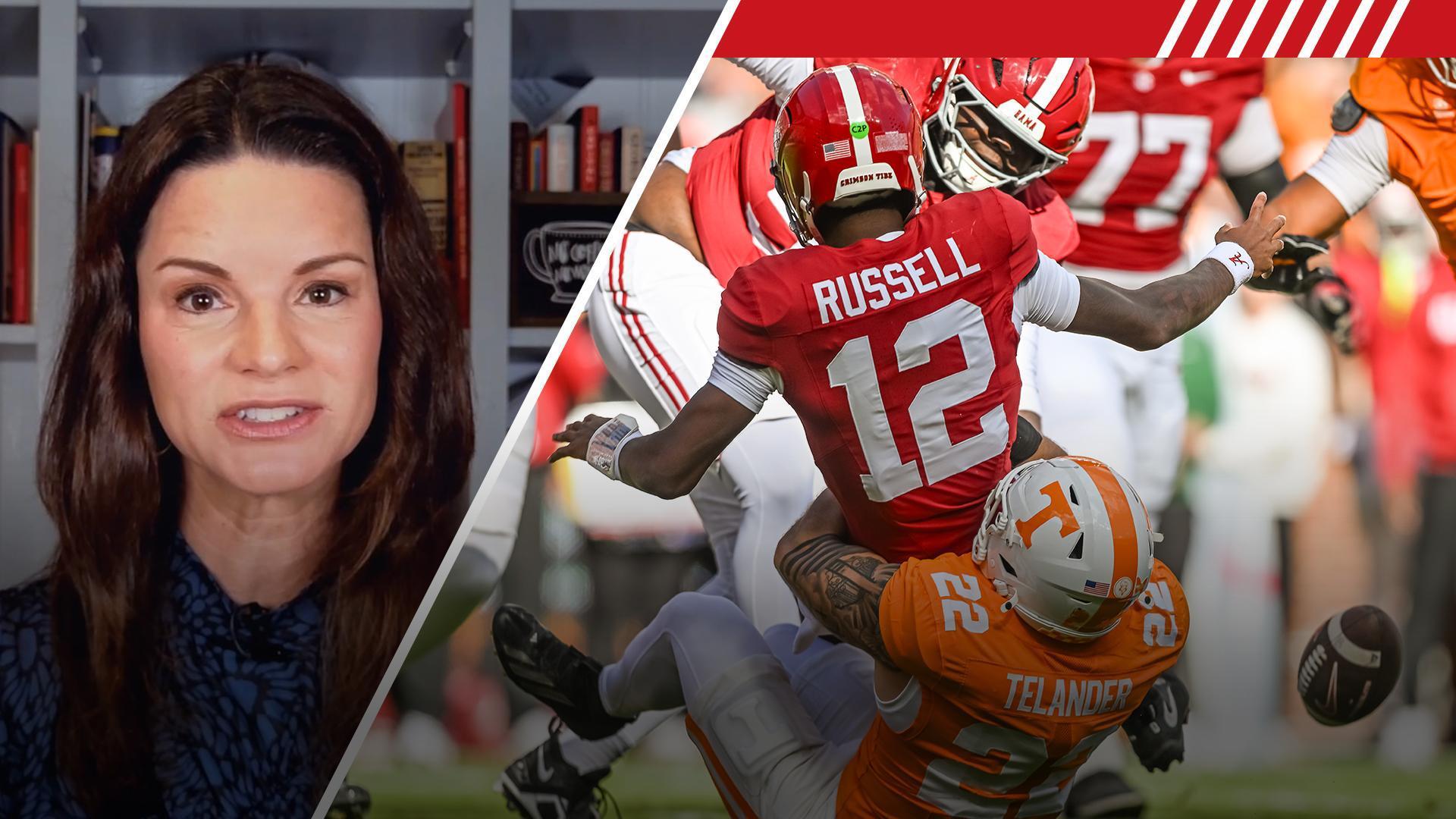 Which college football team had the most damaging loss in Week 7?