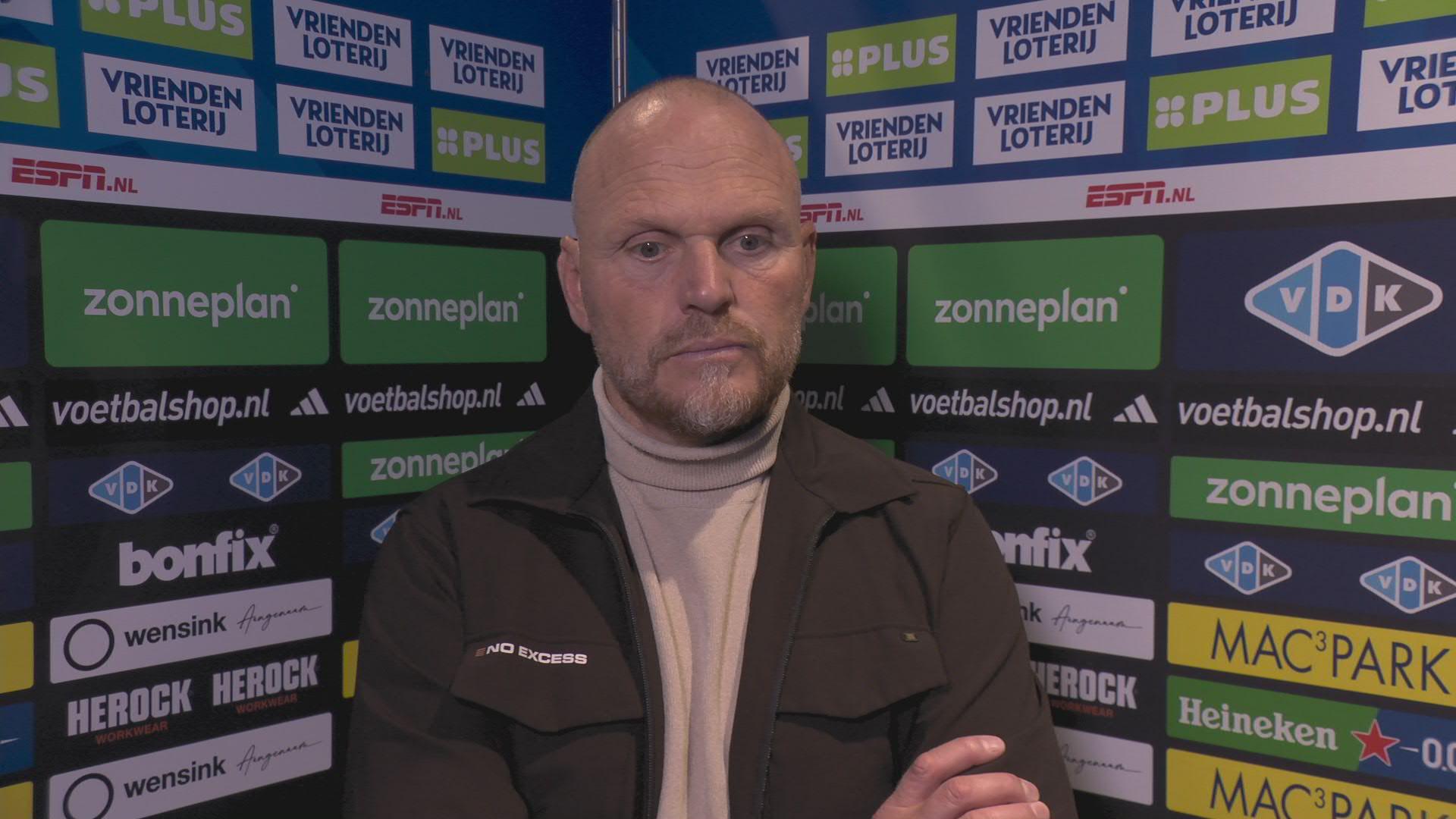 Oosting over tegengoals van zoon: "Dit mogen we niet over onszelf afroepen"