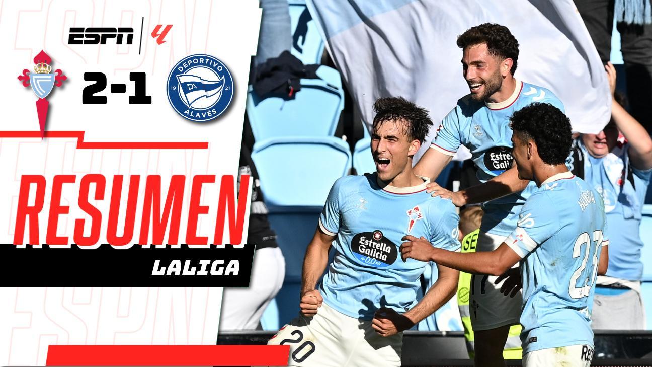 ¡Javi Rodríguez lidera al Celta a la victoria 2-1 ante el Deportivo Alavés!