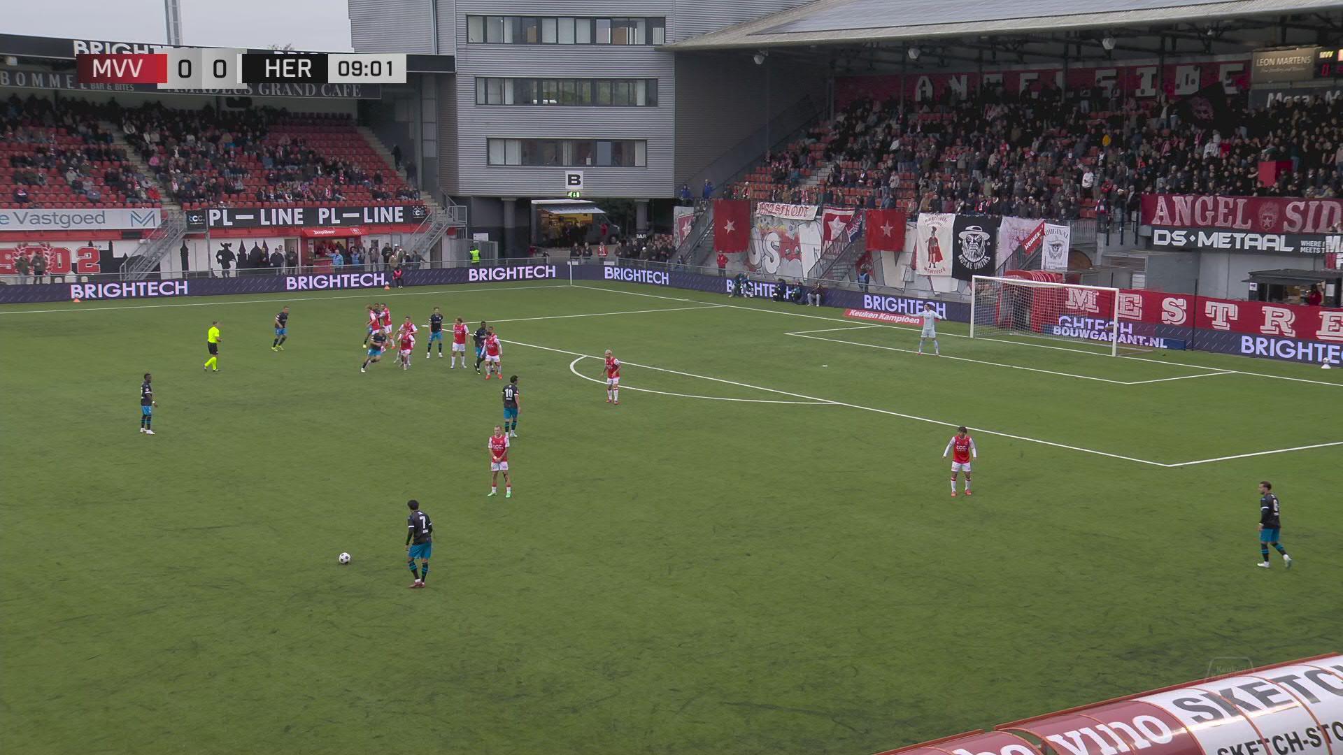 N'Djoli bekroont middag met doelpunt achter standbeen | Samenvatting MVV Maastricht - Heracles Almelo
