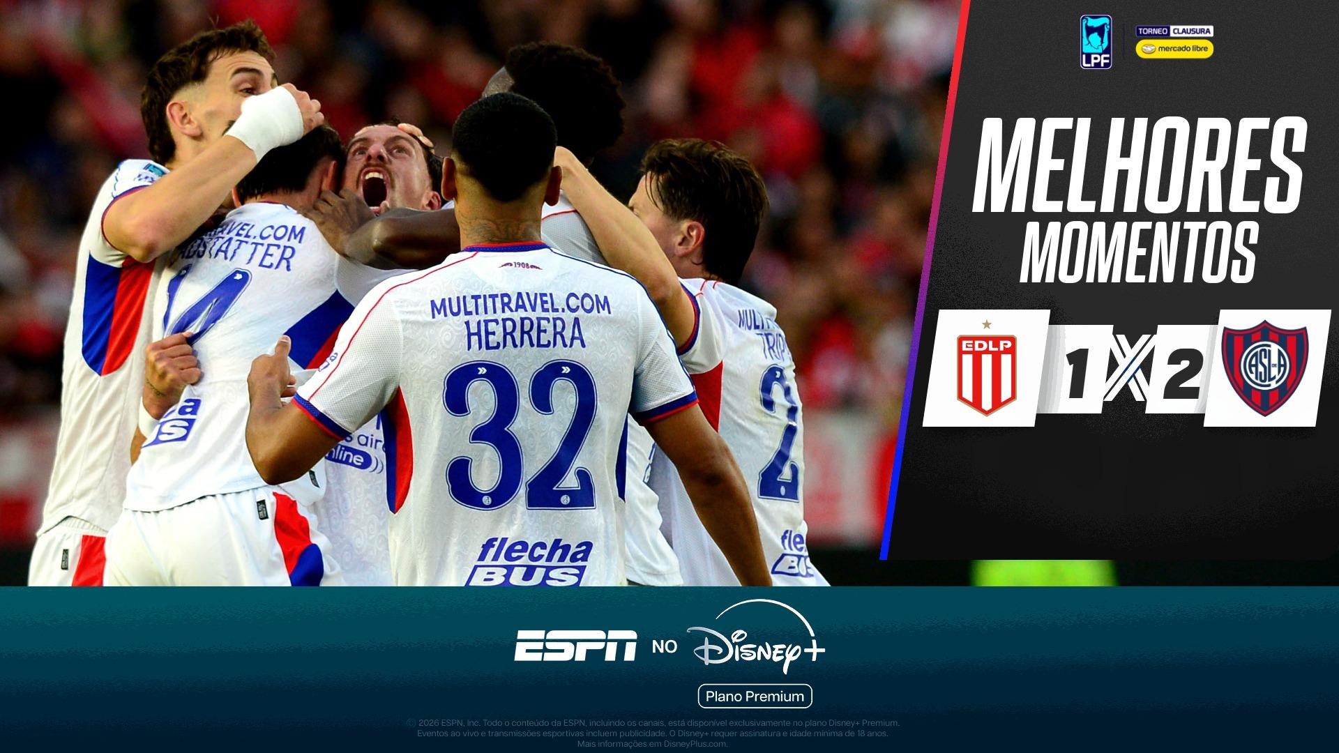 Estudiantes 1 x 2 San Lorenzo no Campeonato Argentino: VEJA os melhores momentos