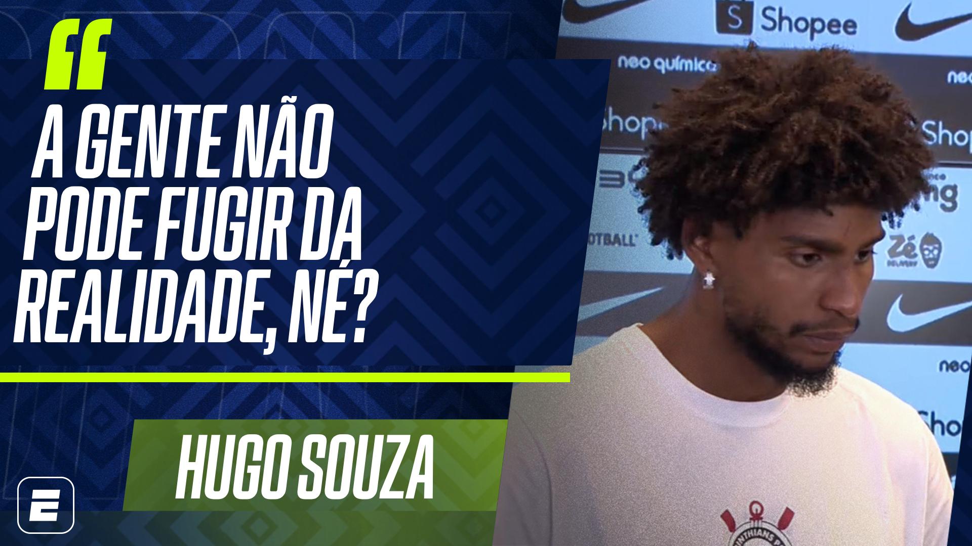 Hugo Souza é sincero ao falar de medo do rebaixamento com o Corinthians: 'Não só eu tenho, mas todo mundo tem'
