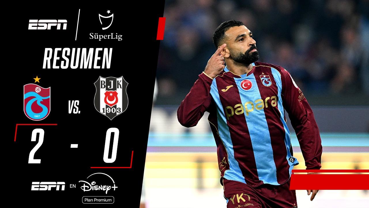 Con gol de Salah, Trabzonspor venció a Besiktas