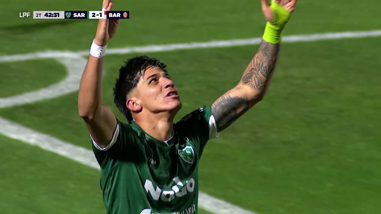 No vale el festejo: el gol de Marabel ante Barracas, anulado en Junín