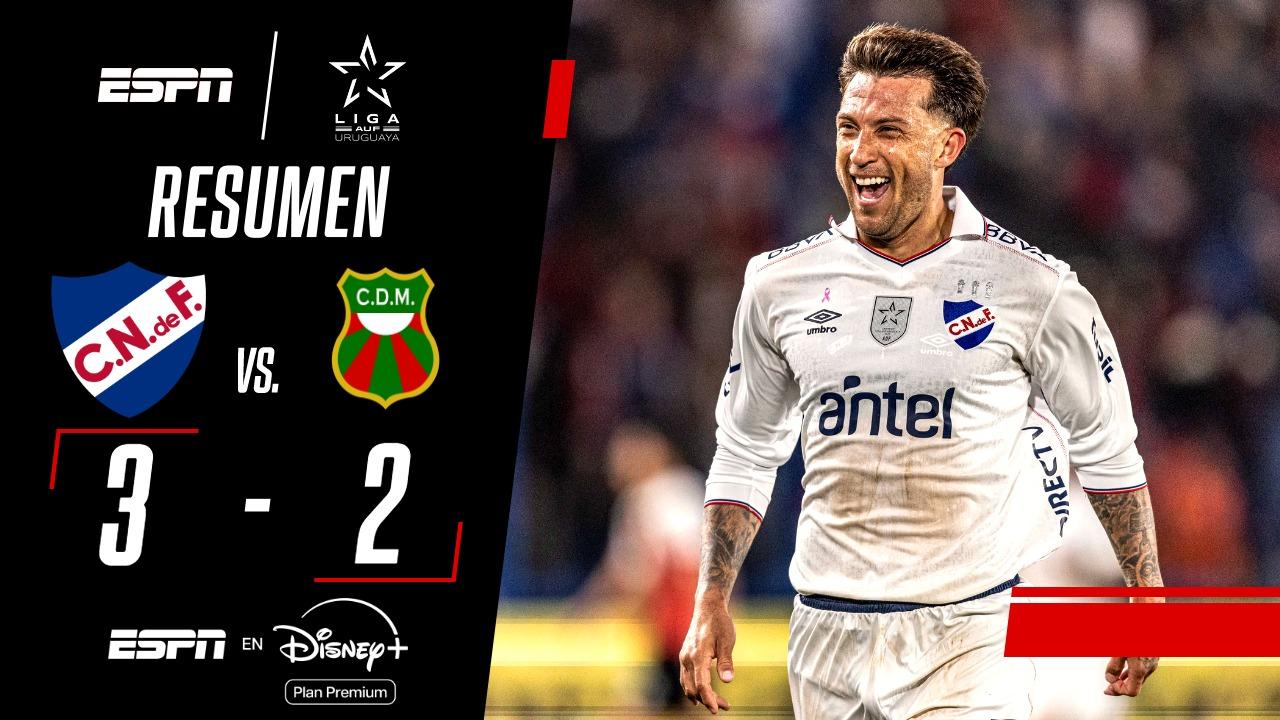 ¡Nacional sufrió en el final, pero derrotó a Deportivo Maldonado y es escolta!
