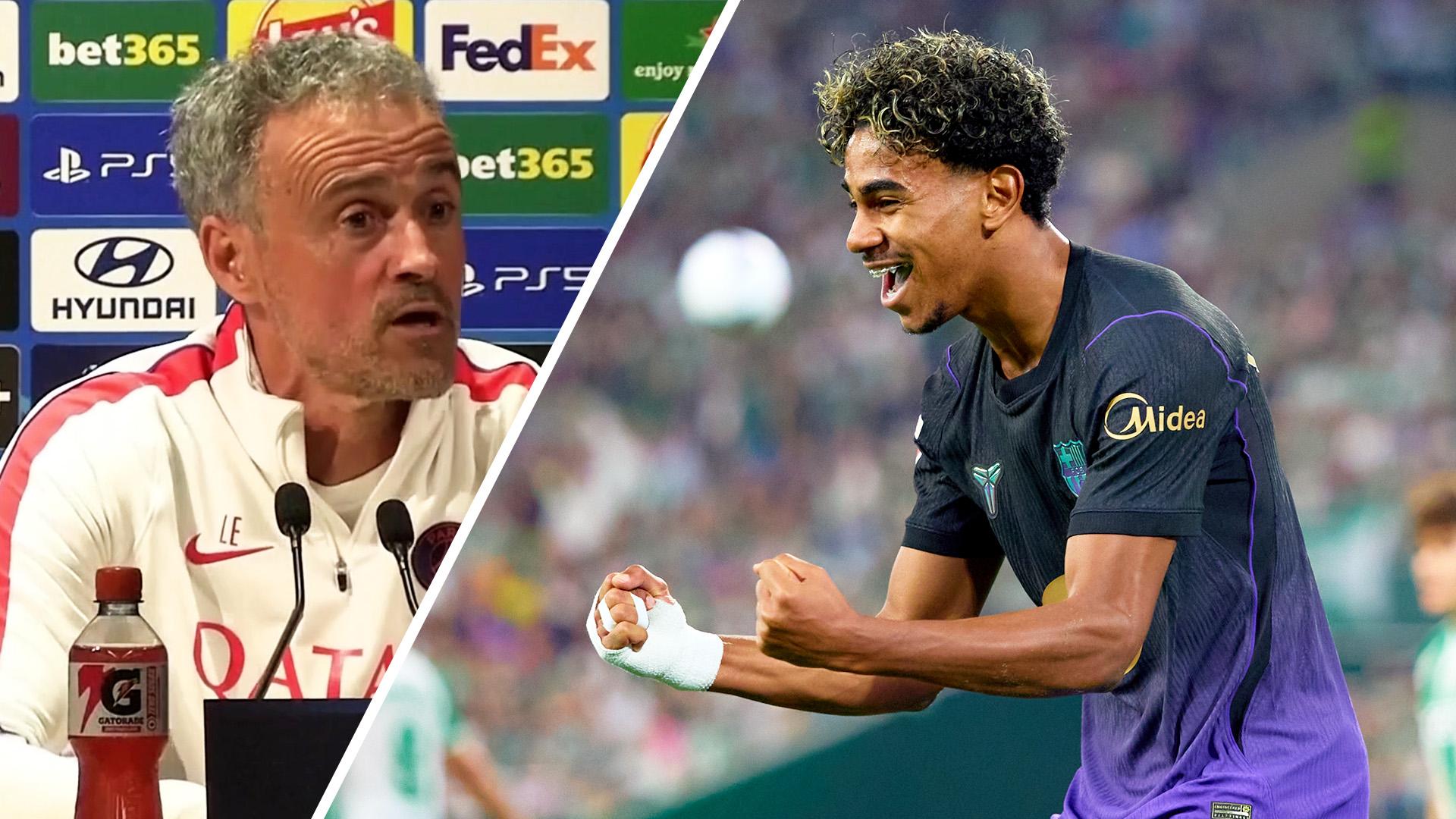 Enrique praises Lamine Yamal ahead of Champions League fixture against Barcelona