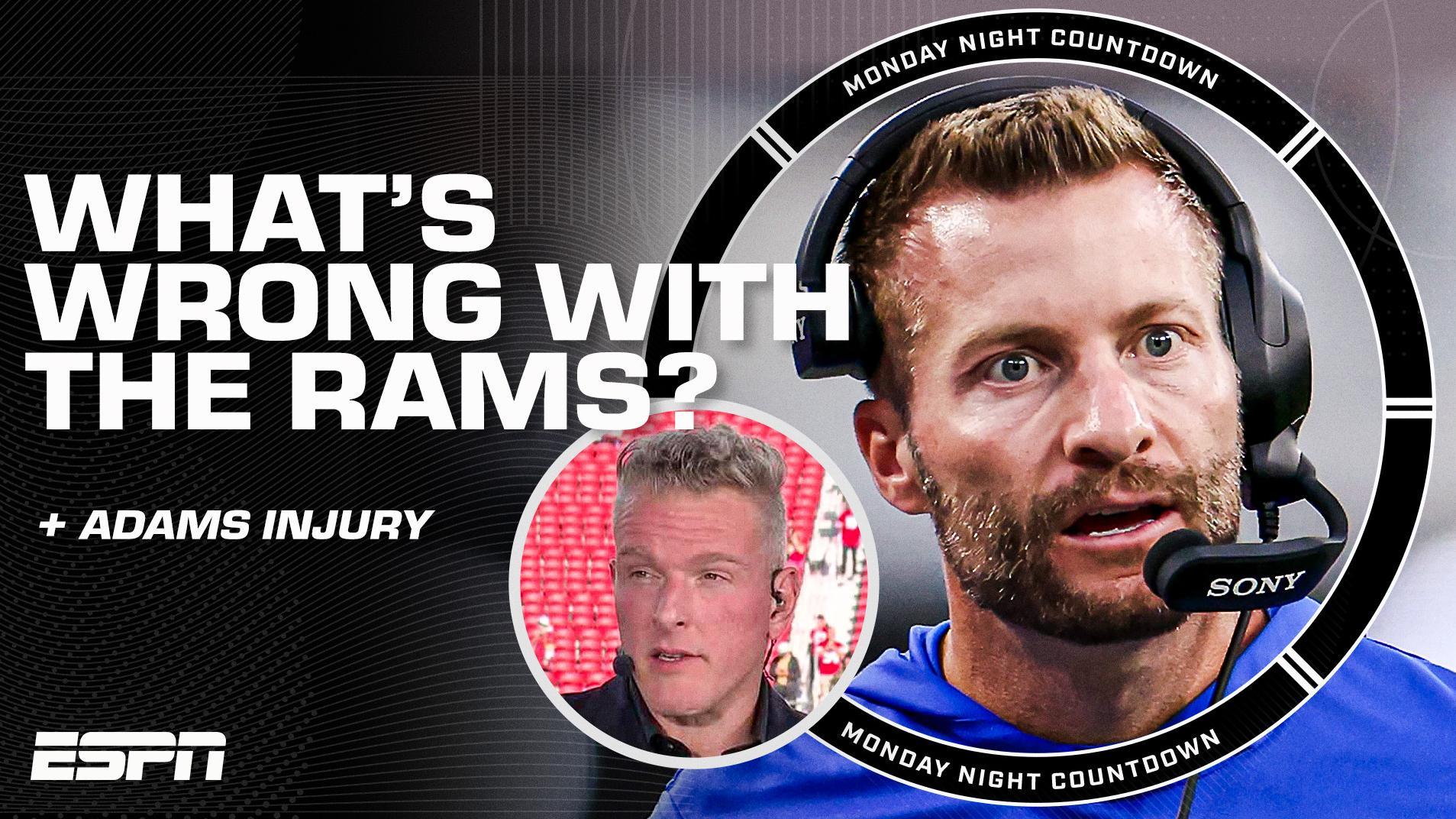 Can Sean McVay and the Rams turn their season around? + Davante Adams injury | Monday Night Countdown