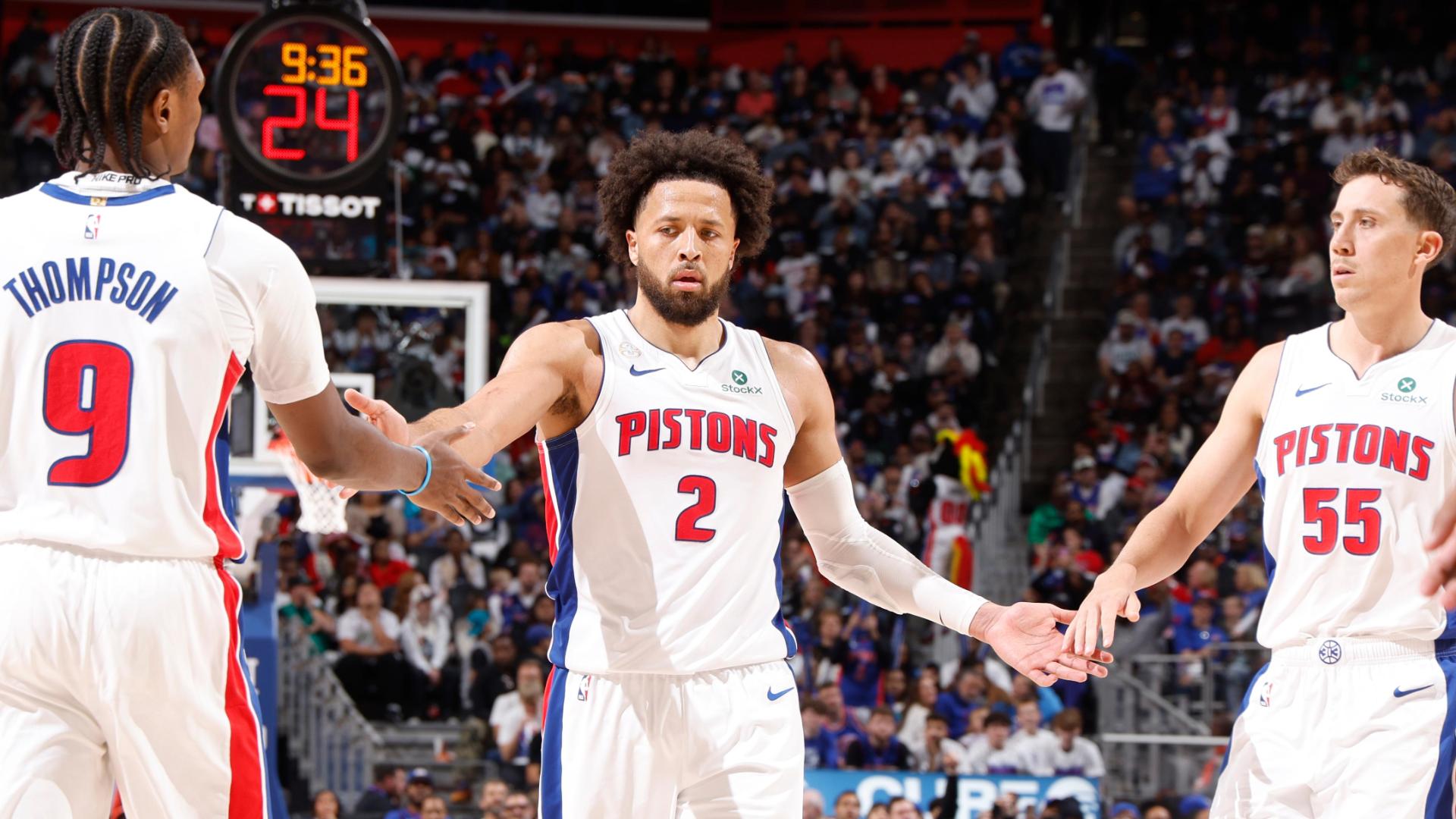 NBA season tips off with Pistons rallying to beat Celtics 121-113, spoiling Paul George's debut