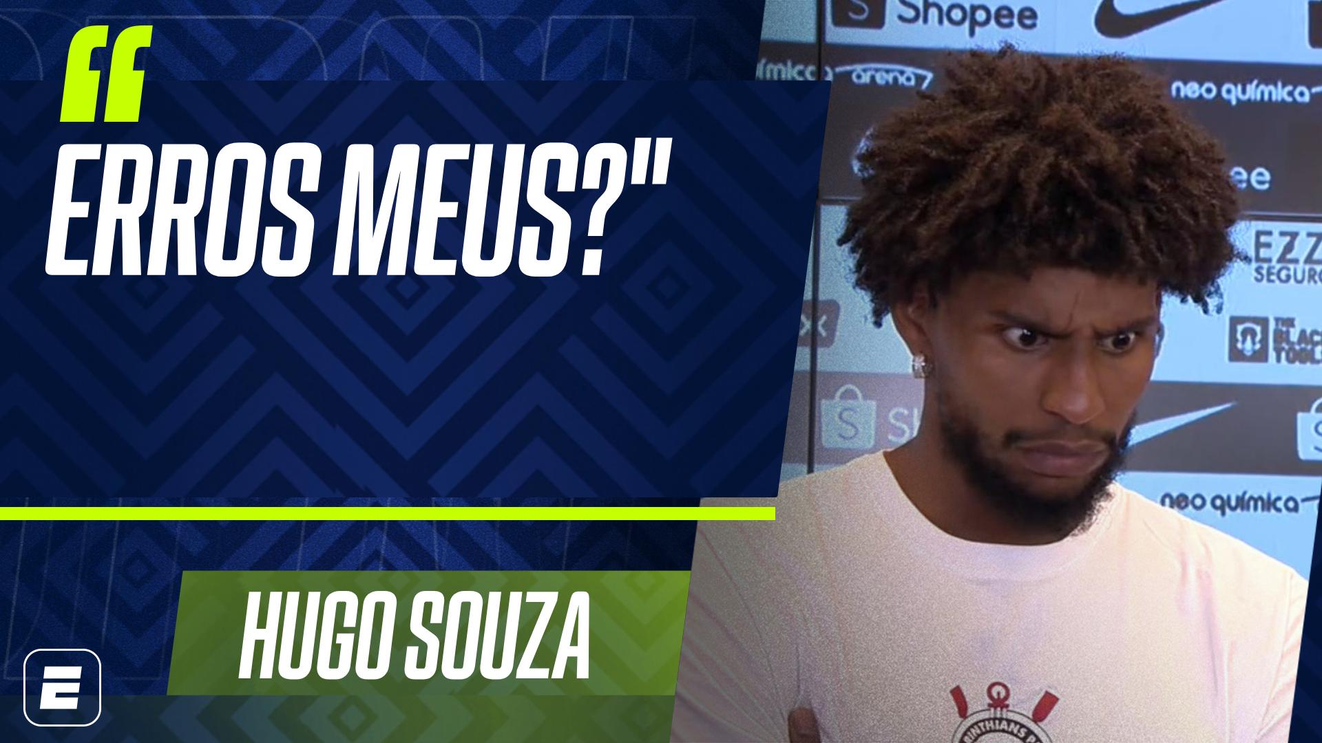 Hugo Souza se revolta ao ser perguntado sobre possível falha: 'Vocês estão indo além demais'