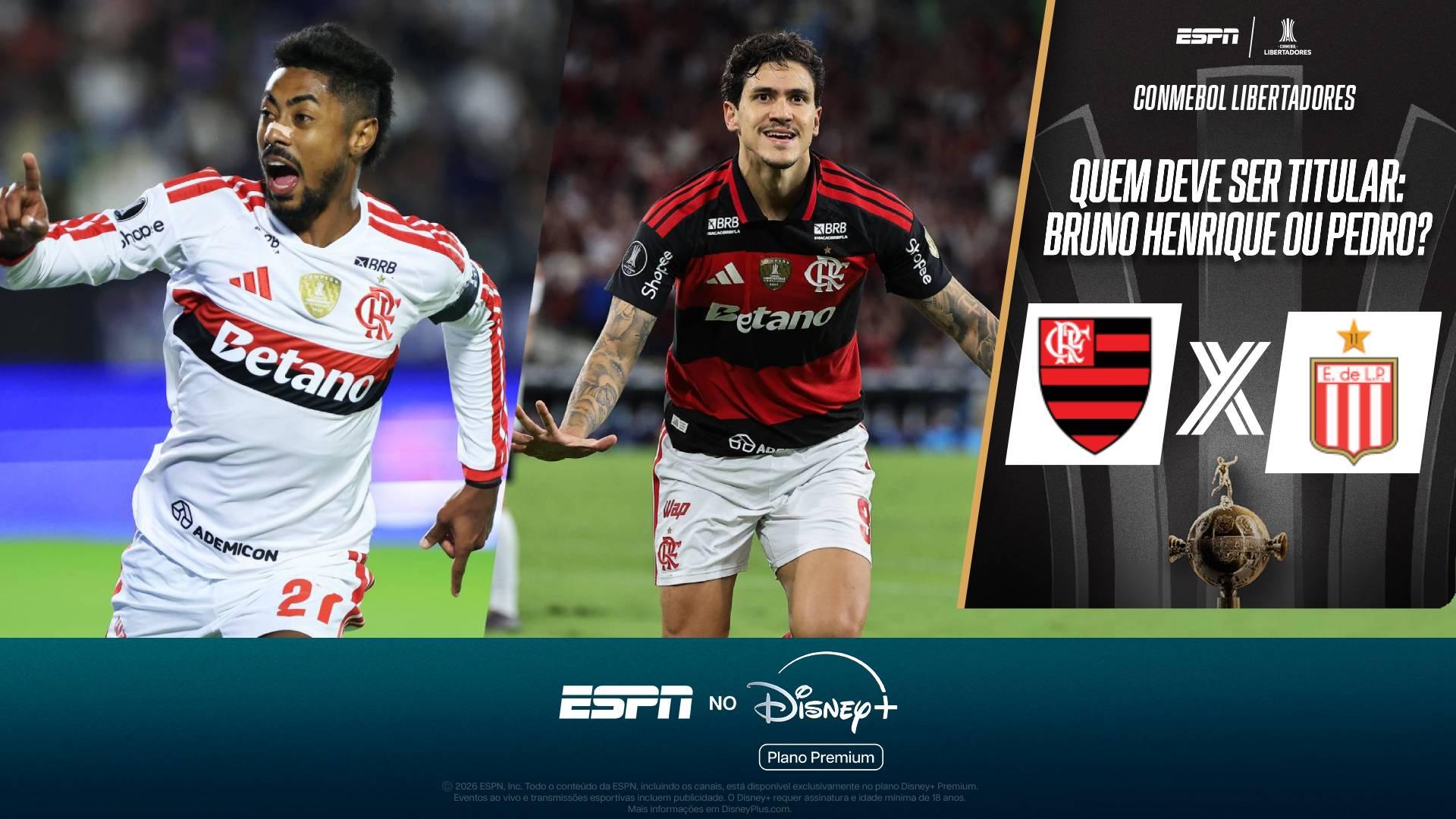 Quem deve ser titular em Flamengo x Estudiantes: Bruno Henrique ou Pedro? André Donke opina