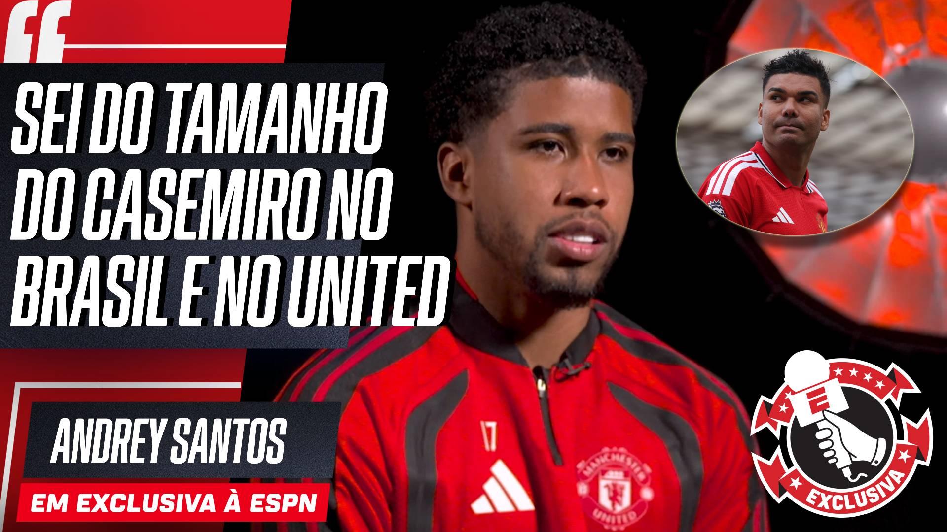 Andrey Santos admite peso de substituir Casemiro no Manchester United e lembra curiosidade em saída do Chelsea: 'Parei o carro'