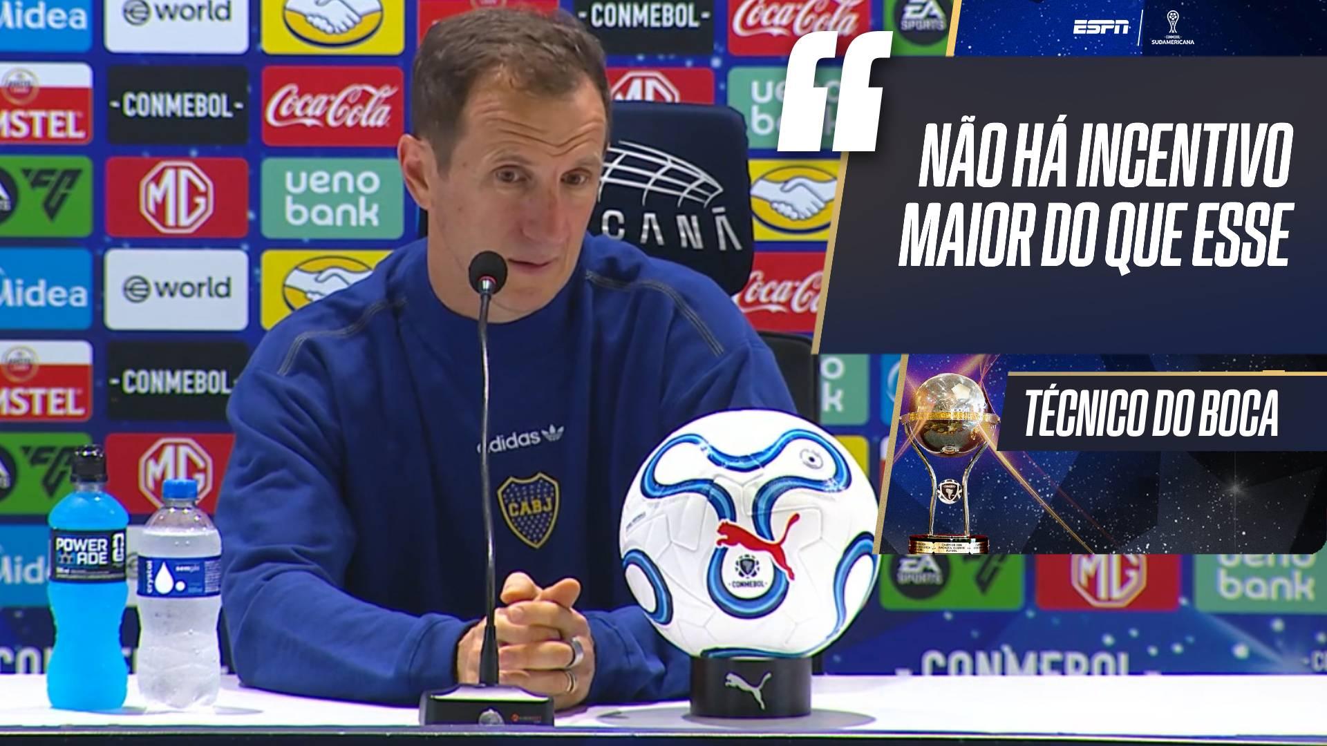 Técnico do Boca Juniors responde provocação de Thiago Mendes e vai além: 'Não há motivação maior'