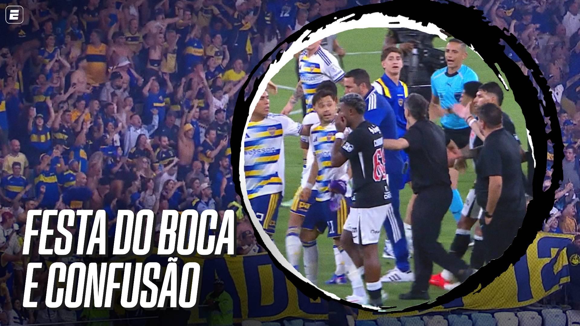 Clima tenso no Maracanã! Torcida do Boca Juniors faz festa, e jogadores se envolvem em confusão após eliminação do Vasco