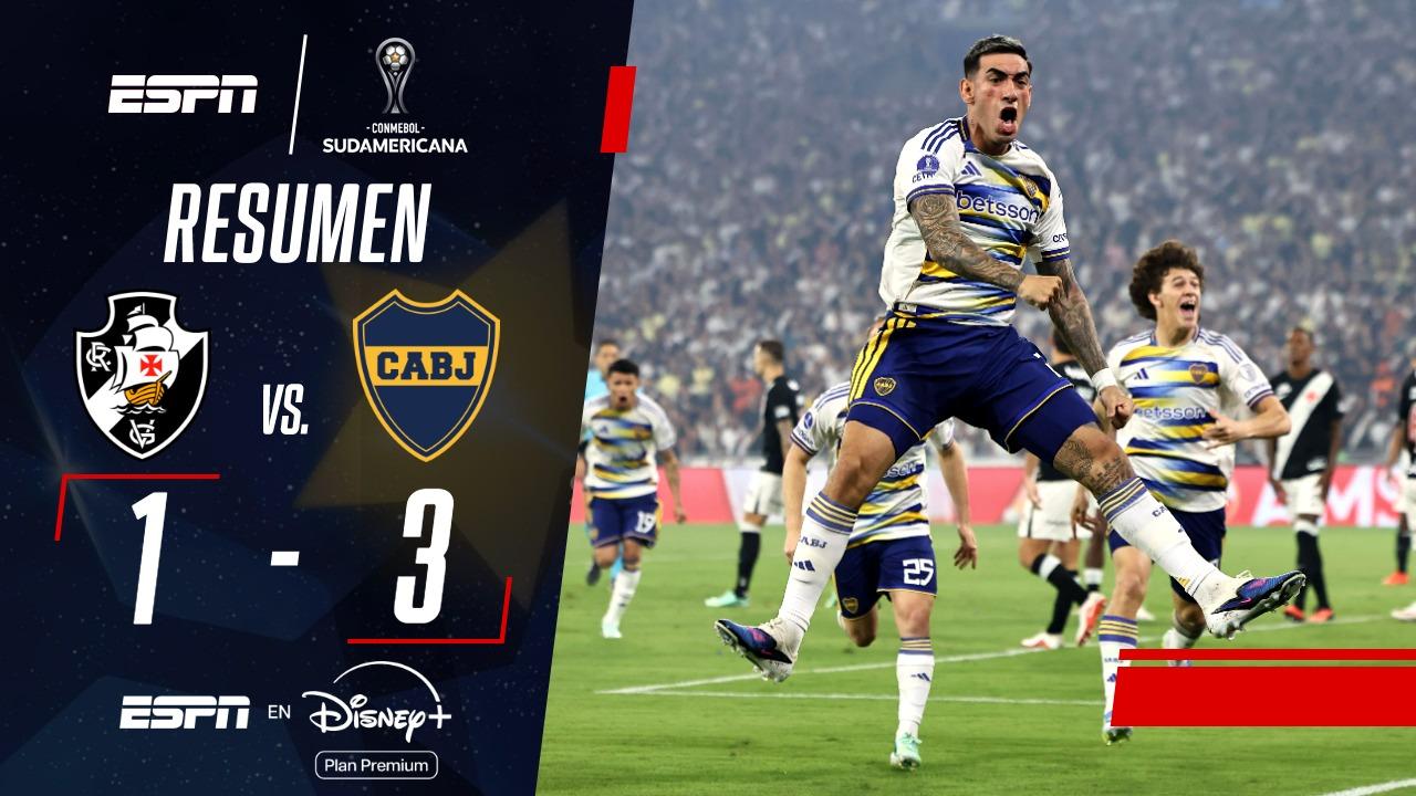 ¡Boca logró la épica ante Vasco Da Gama y se metió en la final de la Sudamericana!