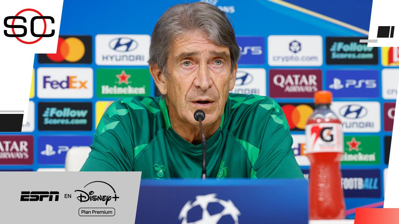 Manuel Pellegrini anticipó "un partido muy difícil" para Betis ante Feyenoord