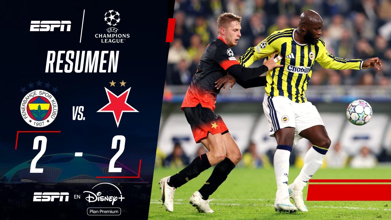 Slavia Praga le arruinó la fiesta a Fenerbahce en su casa