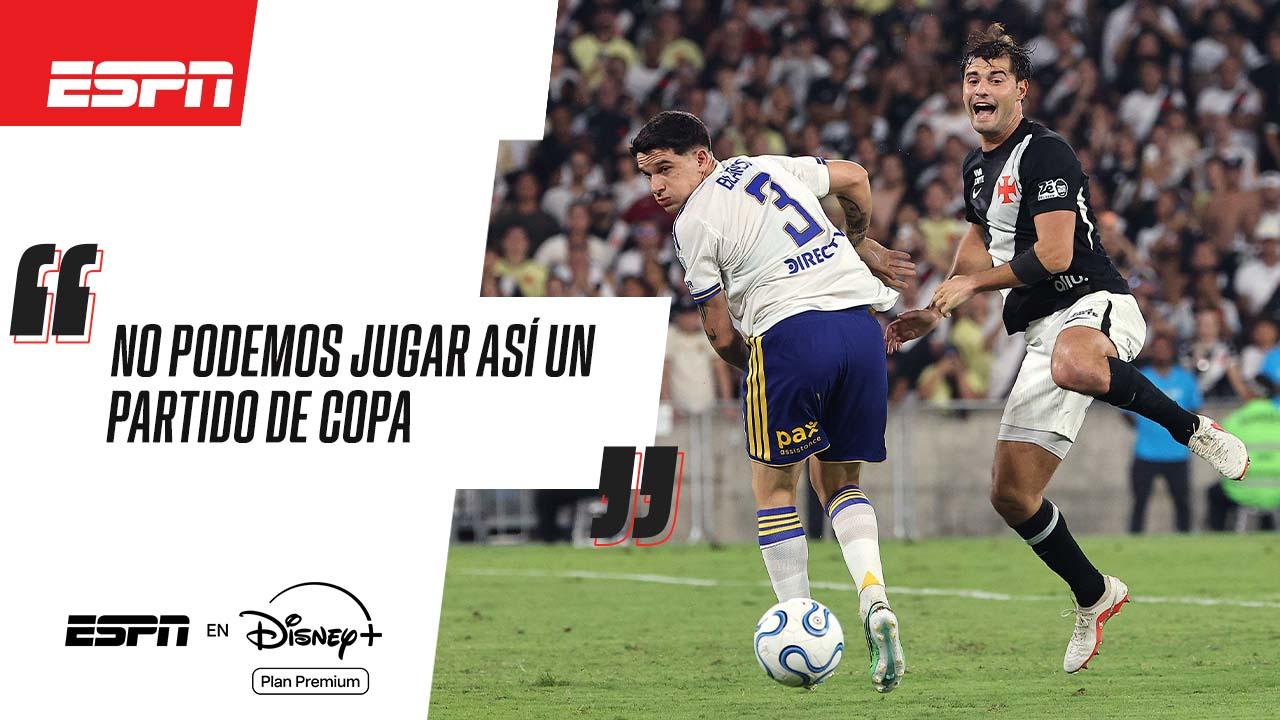 La bronca de Santiago Sosa luego de la eliminación de Vasco da Gama en manos de Boca