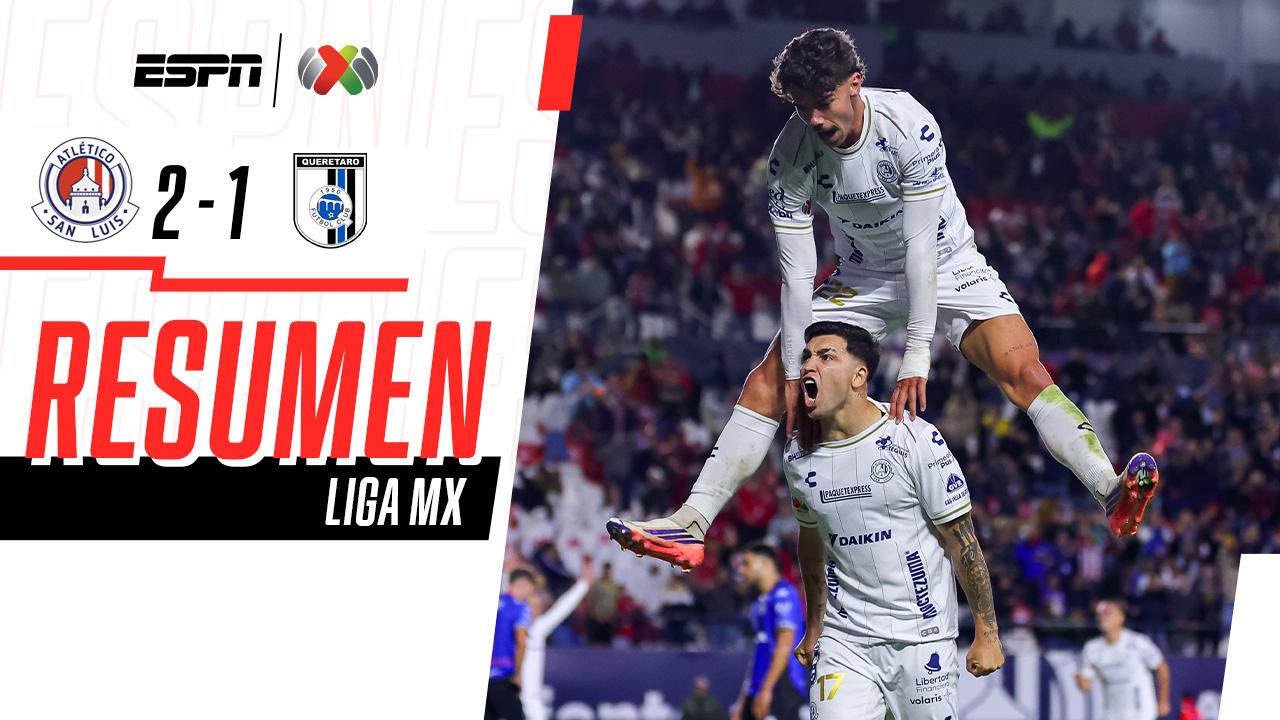 Drama total en el triunfo de Atlético de San Luis ante Querétaro