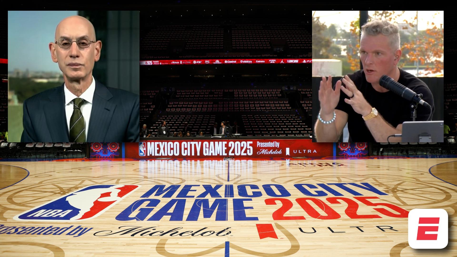 Adam Silver considera a Ciudad de México con un gran mercado para la NBA