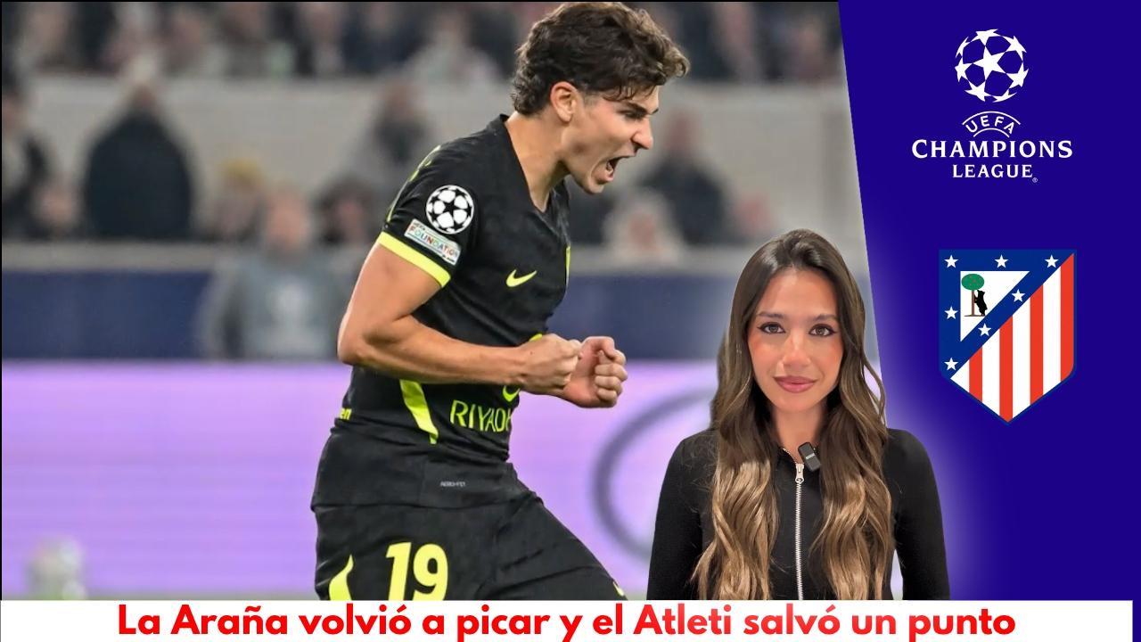 La Araña volvió a picar y el Atleti salvó un punto